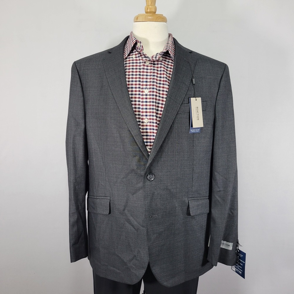 Kenneth Cole Reaction Men's Sport Coat Blazer Two Button Techni-Cole 46R NEW